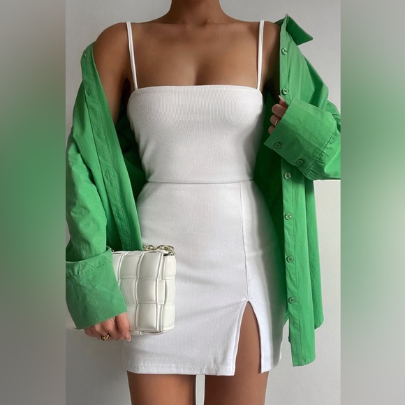 Showpo Island Babe Mini Dress in White - Picture 4 of 6